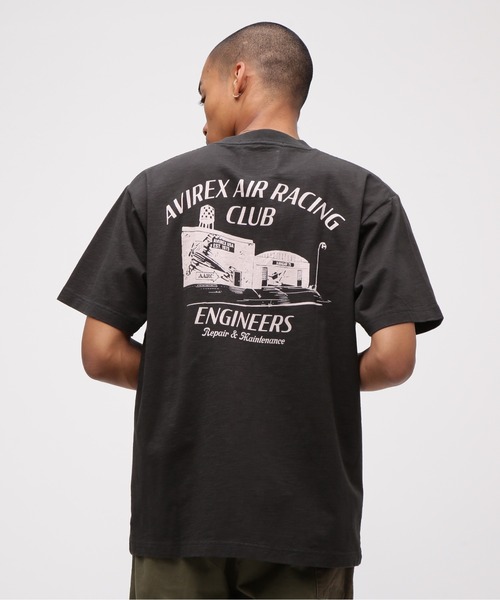 AVIREX(アヴィレックス)の「《A.A.R.C》GARAGE SLUB T-SHIRT / ガレージ スラブ 半袖Tシャツ / AVIREX / アヴィレックス(Tシャツ/カットソー・メンズ・ホワイト/レッド/ブラック・MEDIUM/LARGE/X-LARGE/XX-LARGE)」の9枚目の写真