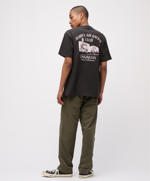 AVIREX(アヴィレックス)の「《A.A.R.C》GARAGE SLUB T-SHIRT / ガレージ スラブ 半袖Tシャツ / AVIREX / アヴィレックス(Tシャツ/カットソー・メンズ・ホワイト/レッド/ブラック・MEDIUM/LARGE/X-LARGE/XX-LARGE)」の11枚目の写真