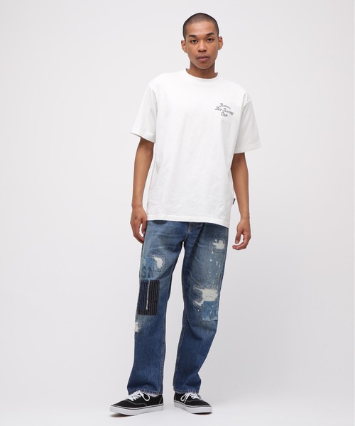 AVIREX(アヴィレックス)の「《A.A.R.C》GARAGE SLUB T-SHIRT / ガレージ スラブ 半袖Tシャツ / AVIREX / アヴィレックス(Tシャツ/カットソー・メンズ・ホワイト/レッド/ブラック・MEDIUM/LARGE/X-LARGE/XX-LARGE)」の6枚目の写真