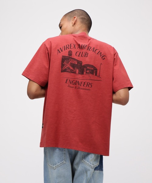 AVIREX(アヴィレックス)の「《A.A.R.C》GARAGE SLUB T-SHIRT / ガレージ スラブ 半袖Tシャツ / AVIREX / アヴィレックス(Tシャツ/カットソー・メンズ・ホワイト/レッド/ブラック・MEDIUM/LARGE/X-LARGE/XX-LARGE)」の14枚目の写真