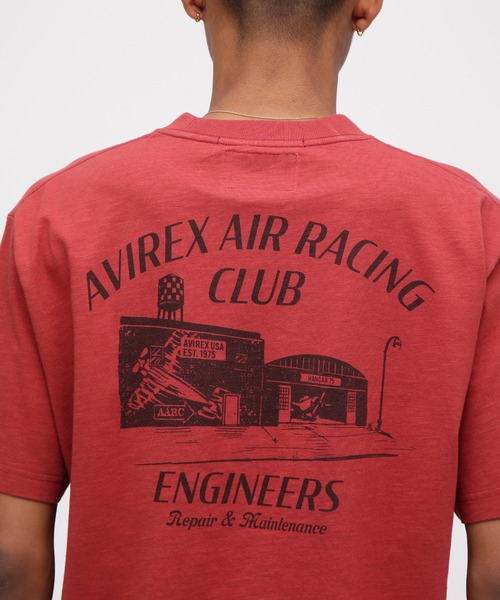 AVIREX(アヴィレックス)の「《A.A.R.C》GARAGE SLUB T-SHIRT / ガレージ スラブ 半袖Tシャツ / AVIREX / アヴィレックス(Tシャツ/カットソー・メンズ・ホワイト/レッド/ブラック・MEDIUM/LARGE/X-LARGE/XX-LARGE)」の22枚目の写真