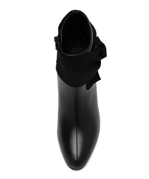 JELLY BEANS(ジェリービーンズ)の「ビジューアクセントターバンリボンショートブーツ(204-57119)JELLY BEANS(ジェリービーンズ)(ブーツ・レディース・ブラック系/ブラック/グレイッシュベージュ・S/M/L)」の10枚目の写真