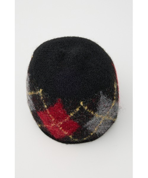 SLY（スライ）の「ARGYLE JQ KNIT BEANIE アーガイル ジャガード ニット ビーニー 秋服 冬服（ニットキャップ/ビーニー・レディース・ブラック系その他2/ブラウン系その他2/グレー系その他2・FREE）」の14枚目の写真