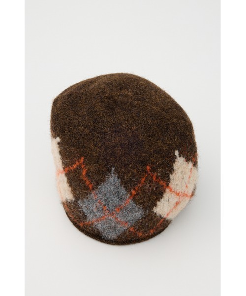 SLY（スライ）の「ARGYLE JQ KNIT BEANIE アーガイル ジャガード ニット ビーニー 秋服 冬服（ニットキャップ/ビーニー・レディース・ブラック系その他2/ブラウン系その他2/グレー系その他2・FREE）」の22枚目の写真