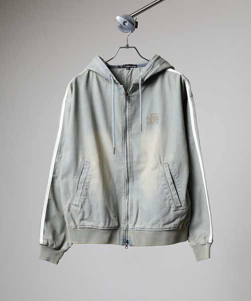 セール】JUNGLESTOTM 上下2点セットアップ 9.5OZ デニムサイドライン