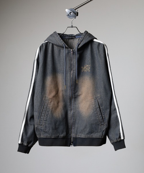 JUNGLESTOTM 上下2点セットアップ 9.5OZ デニムサイドラインZIP