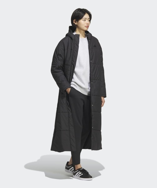 PADロングコート / アディダス adidas（ダウンジャケット/コート