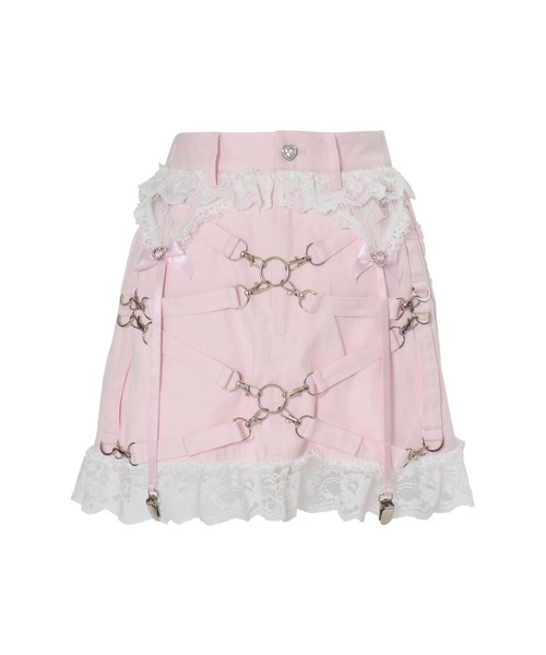 Garter & Harness lace mini skirt（スカート）｜AVENCHUMU
