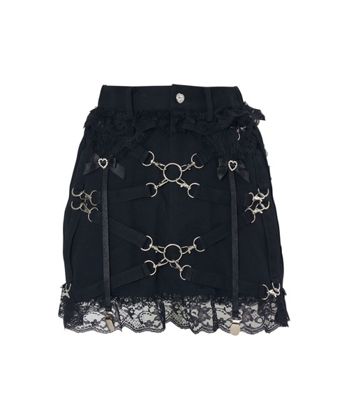 Garter & Harness lace mini skirt（スカート）｜AVENCHUMU