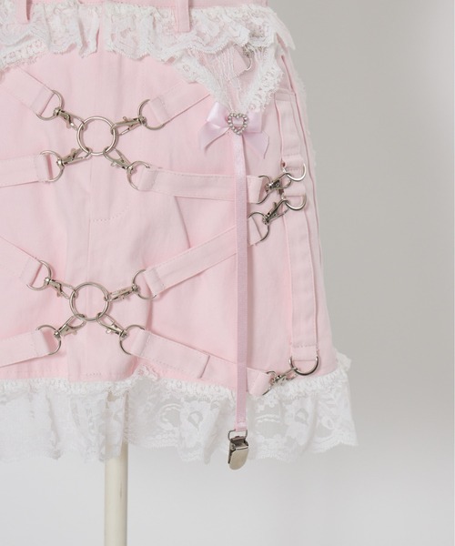 Garter & Harness lace mini skirt（スカート）｜AVENCHUMU