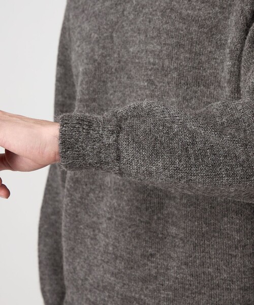 セール】＜Steven Alan＞ アルパカ サドルショルダー Vネック ニット