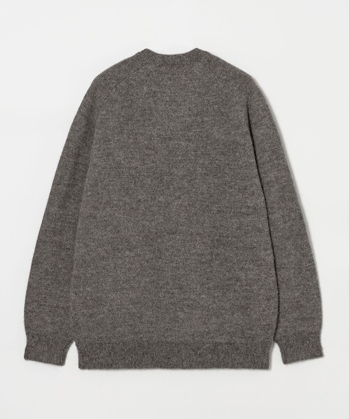 Steven Alan（スティーブンアラン）の「＜Steven Alan＞ アルパカ サドルショルダー Ｖネック ニット NARROW（ニット/セーター・メンズ・グレー/ダークブラウン・S/M/L/XL）」の21枚目の写真