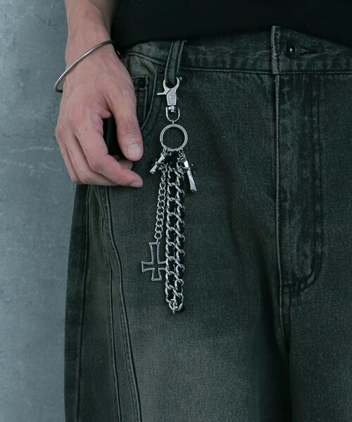 WEGO（ウィゴー）の「WEGO/ジャラモチーフキーチェーン（キーケース/キーアクセサリー・メンズ・その他1/その他2/その他3/その他4・FREE）」の4枚目の写真