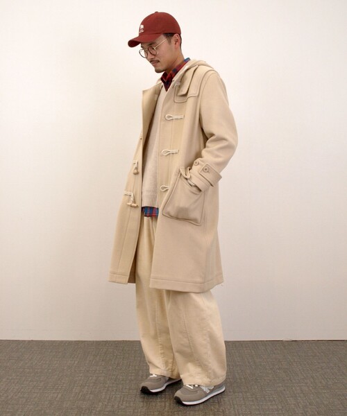 J.PRESS YORK STREET(ジェイプレスヨークストリート)の「【UNISEX】メルトン ダッフルコート(ダッフルコート・メンズ・ベージュ系/カーキ系/ネイビー系・SMALL/MEDIUM/LARGE)」の9枚目の写真