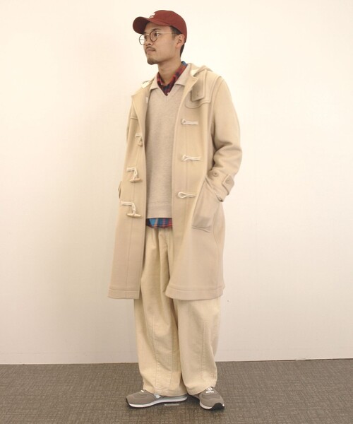 J.PRESS YORK STREET(ジェイプレスヨークストリート)の「【UNISEX】メルトン ダッフルコート(ダッフルコート・メンズ・ベージュ系/カーキ系/ネイビー系・SMALL/MEDIUM/LARGE)」の10枚目の写真