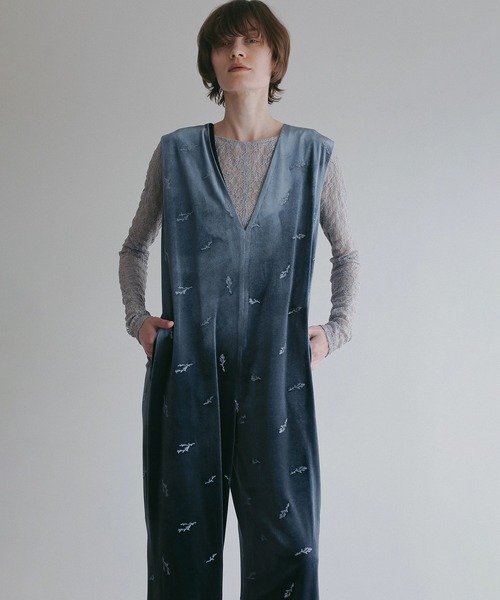 セール】VELOR EMBROIDERY ALL IN ONE（つなぎ/オールインワン