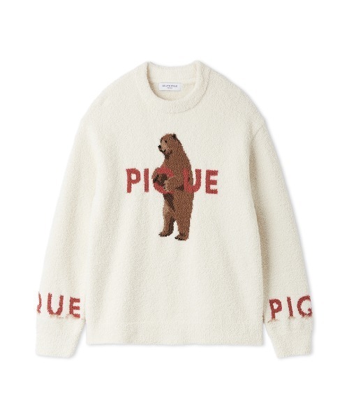 HOMME】パウダーフォレストベアジャガードプルオーバー（ルームウェア