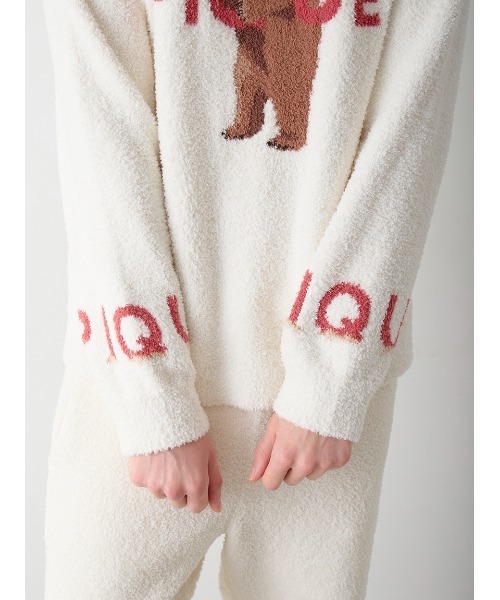 HOMME】パウダーフォレストベアジャガードプルオーバー（ルームウェア