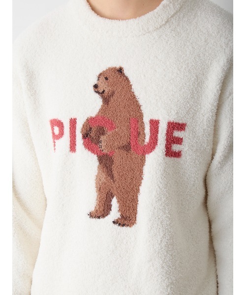 HOMME】パウダーフォレストベアジャガードプルオーバー（ルームウェア