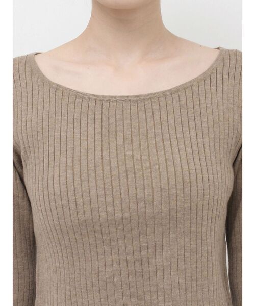 Ungrid(アングリッド)の「ボートネックショートニット(ニット/セーター・レディース・イエロー/ヘザーグレー/チャコールグレー・FREE)」の12枚目の写真