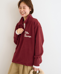 stone  ハーフジップ スウェット 赤 STONE ISLAND(ストーンアイランド) / ハーフジップスウェット