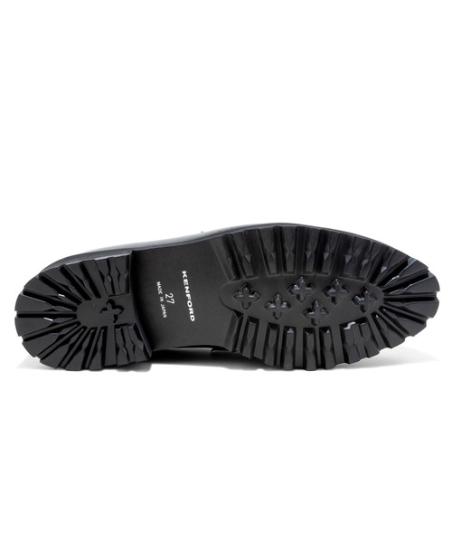 KENFORD（ケンフォード）の「ケンフォード メンズ K025 TANK SOLE LOAFERS タンクソール コイン ローファー（ローファー・メンズ・ブラック・25.5/26/26.5/27/25/24.5/27.5）」の3枚目の写真