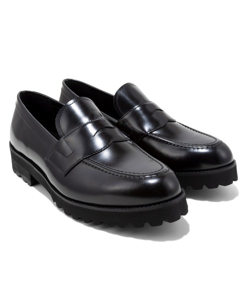 KENFORD（ケンフォード）の「ケンフォード メンズ K025 TANK SOLE LOAFERS タンクソール コイン ローファー（ローファー・メンズ・ブラック・25.5/26/26.5/27/25/24.5/27.5）」の7枚目の写真