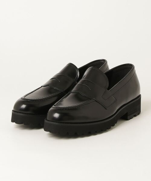 KENFORD（ケンフォード）の「ケンフォード メンズ K025 TANK SOLE LOAFERS タンクソール コイン ローファー（ローファー・メンズ・ブラック・25.5/26/26.5/27/25/24.5/27.5）」の2枚目の写真