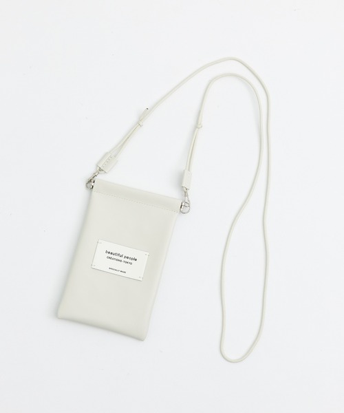 beautiful people(ビューティフルピープル)の「【beautiful people/ビューティフルピープル】color leatherdocument case/カラーレザードキュメントケース(その他小物・レディース・ホワイト/ブラック・FREE)」の7枚目の写真
