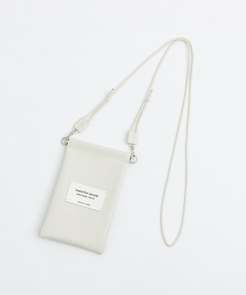 beautiful people(ビューティフルピープル)の「【beautiful people/ビューティフルピープル】color leatherdocument case/カラーレザードキュメントケース(その他小物・レディース・ホワイト/ブラック・FREE)」の8枚目の写真