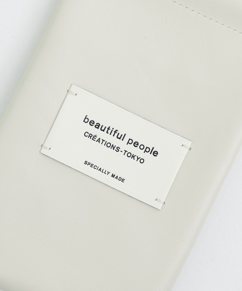 beautiful people(ビューティフルピープル)の「【beautiful people/ビューティフルピープル】color leatherdocument case/カラーレザードキュメントケース(その他小物・レディース・ホワイト/ブラック・FREE)」の9枚目の写真