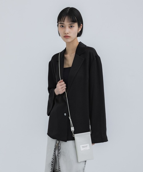 beautiful people(ビューティフルピープル)の「【beautiful people/ビューティフルピープル】color leatherdocument case/カラーレザードキュメントケース(その他小物・レディース・ホワイト/ブラック・FREE)」の4枚目の写真