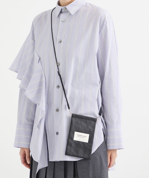 beautiful people(ビューティフルピープル)の「【beautiful people/ビューティフルピープル】color leatherdocument case/カラーレザードキュメントケース(その他小物・レディース・ホワイト/ブラック・FREE)」の19枚目の写真