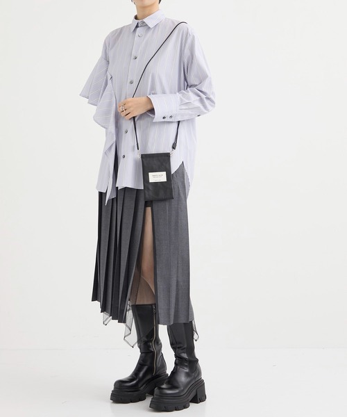 beautiful people(ビューティフルピープル)の「【beautiful people/ビューティフルピープル】color leatherdocument case/カラーレザードキュメントケース(その他小物・レディース・ホワイト/ブラック・FREE)」の20枚目の写真