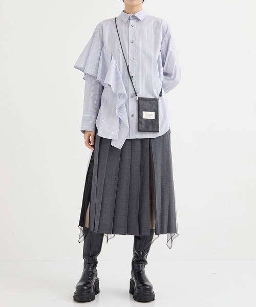 beautiful people(ビューティフルピープル)の「【beautiful people/ビューティフルピープル】color leatherdocument case/カラーレザードキュメントケース(その他小物・レディース・ホワイト/ブラック・FREE)」の21枚目の写真