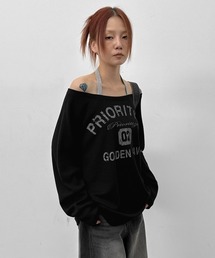 [MADE] コジティプリントオーバーフィット長袖Tシャツ