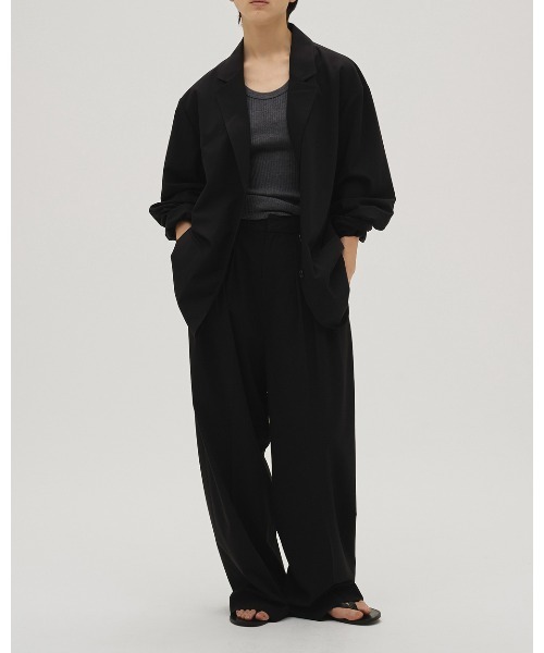 TODAYFUL（トゥデイフル）の「Dry Touch Tuck Trousers（その他パンツ・レディース・サンドベージュ/ブラック・36inch/38inch）」の17枚目の写真