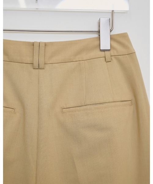 TODAYFUL（トゥデイフル）の「Dry Touch Tuck Trousers（その他パンツ・レディース・サンドベージュ/ブラック・36inch/38inch）」の12枚目の写真