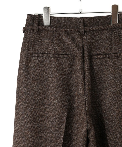 セール】【EMOELLE】へリンボーンワイドパンツ（その他パンツ）｜ADAM