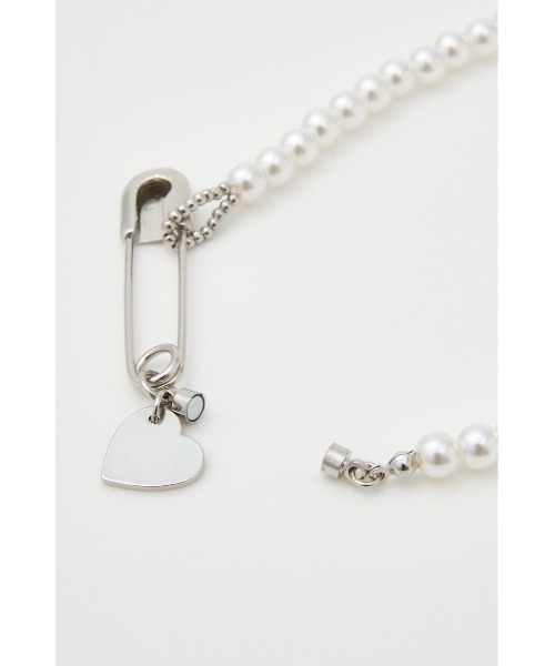 SLY（スライ）の「F/PEARL PINS N/C フェイクパール ピン ネックレス（ネックレス・レディース・シルバー/ゴールド・FREE）」の6枚目の写真