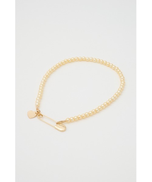 SLY（スライ）の「F/PEARL PINS N/C フェイクパール ピン ネックレス（ネックレス・レディース・シルバー/ゴールド・FREE）」の7枚目の写真