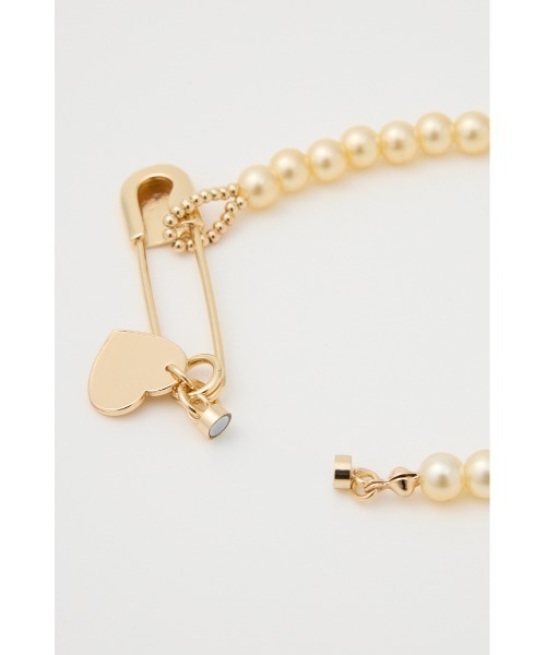 SLY（スライ）の「F/PEARL PINS N/C フェイクパール ピン ネックレス（ネックレス・レディース・シルバー/ゴールド・FREE）」の10枚目の写真