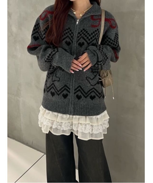 SLY（スライ）の「F/PEARL PINS N/C フェイクパール ピン ネックレス（ネックレス・レディース・シルバー/ゴールド・FREE）」の14枚目の写真