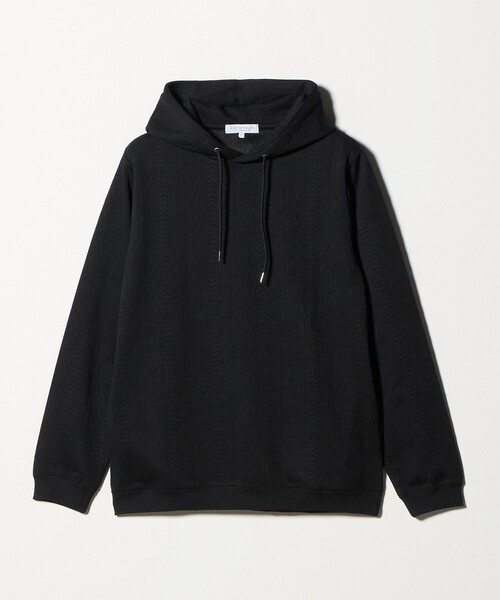 A DAY IN THE LIFE UNITED ARROWS(アデイインザライフユナイテッドアローズ)の「バウンシー ケーブルジャガード パーカー<A DAY IN THE LIFE>(パーカー・メンズ・ダークグリーン/ブラック/ライトグレー・M/L)」の2枚目の写真