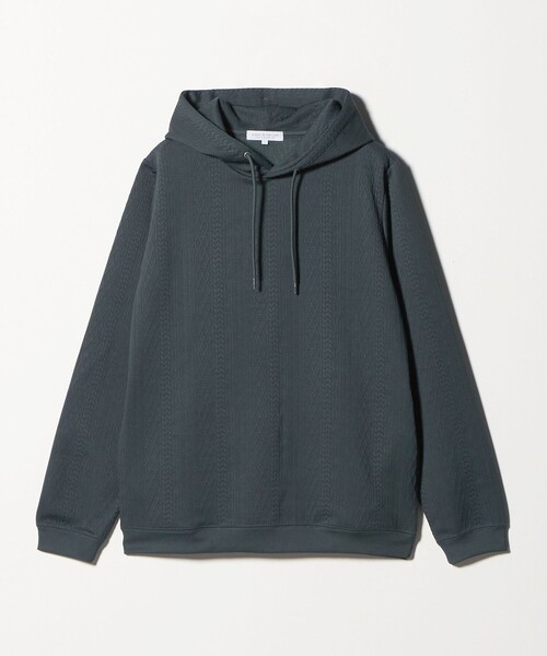 A DAY IN THE LIFE UNITED ARROWS(アデイインザライフユナイテッドアローズ)の「バウンシー ケーブルジャガード パーカー<A DAY IN THE LIFE>(パーカー・メンズ・ダークグリーン/ブラック/ライトグレー・M/L)」の3枚目の写真