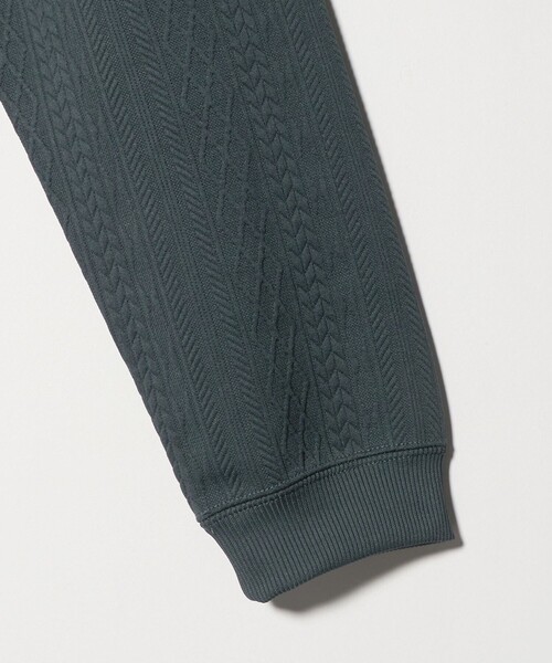 A DAY IN THE LIFE UNITED ARROWS(アデイインザライフユナイテッドアローズ)の「バウンシー ケーブルジャガード パーカー<A DAY IN THE LIFE>(パーカー・メンズ・ダークグリーン/ブラック/ライトグレー・M/L)」の12枚目の写真