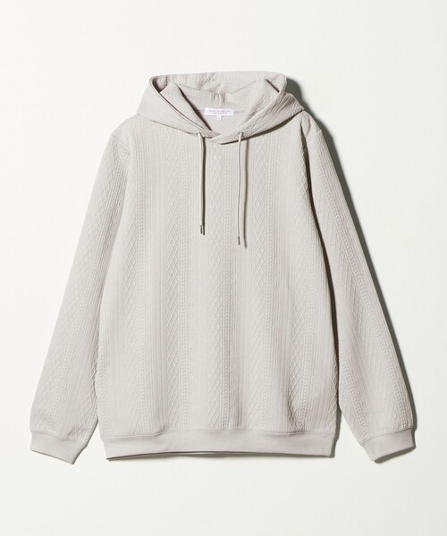 A DAY IN THE LIFE UNITED ARROWS(アデイインザライフユナイテッドアローズ)の「バウンシー ケーブルジャガード パーカー<A DAY IN THE LIFE>(パーカー・メンズ・ダークグリーン/ブラック/ライトグレー・M/L)」の18枚目の写真