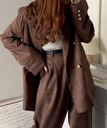 ブラウン テーラードジャケット セール】テーラードシングルジャケット（テーラードジャケット