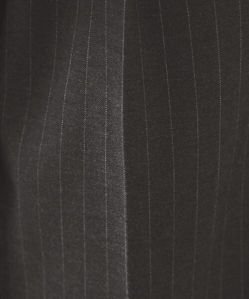 OPAQUE.CLIP（オペークドットクリップ）の「ピンストライプイージーワイドパンツ【吸湿発熱/ストレッチ/洗濯機OK】（その他パンツ・レディース・ネイビー系2/チャコール・36/38/40/42）」の7枚目の写真