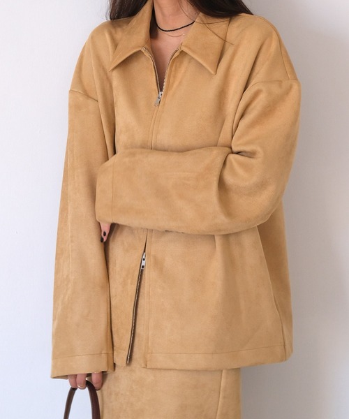 セール】フェイクスウェードシャツジャケット（その他アウター）｜AKTE